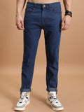 Highlander Men Blue Tapered Fit Stretchable Jeans - Blue - Image 1
