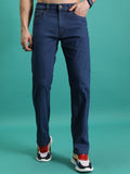 Highlander Men Blue Straight Fit Stretchable Jeans - Blue - Image 1