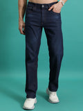 Highlander Men Indigo Straight Fit Stretchable Jeans - Blue - Image 1