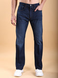 Highlander Men Indigo Straight Fit Stretchable Jeans - Blue - Image 1