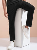 Highlander Men Black Straight Fit Stretchable Jeans - Black - Image 1