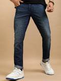 Highlander Men Blue Slim Fit Stretchable Jeans - Blue - Image 1