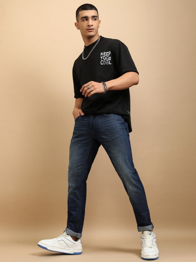 Highlander Men Blue Slim Fit Stretchable Jeans - Blue - Image 2