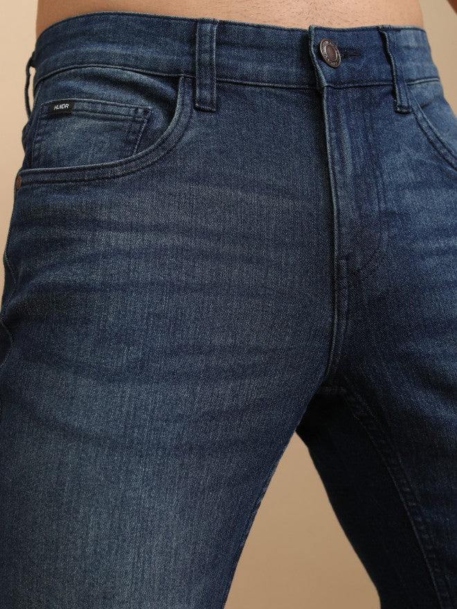 Highlander Men Blue Slim Fit Stretchable Jeans - Blue - Image 5