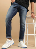 Highlander Men Blue Slim Fit Stretchable Jeans - Blue - Image 1
