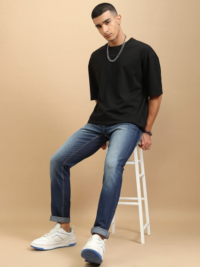 Highlander Men Blue Slim Fit Stretchable Jeans - Blue - Image 2