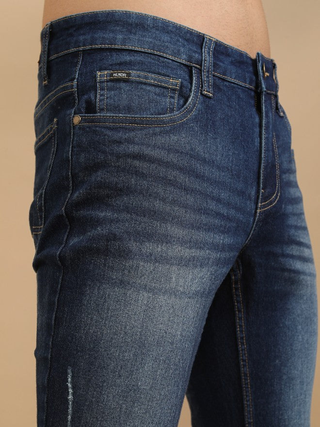 Purple By Highlander Men Blue Slim Fit Stretchable Jeans - Blue - Image 5