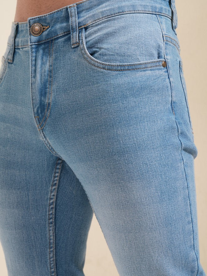 Highlander Men Blue Slim Fit Stretchable Jeans - Blue - Image 5