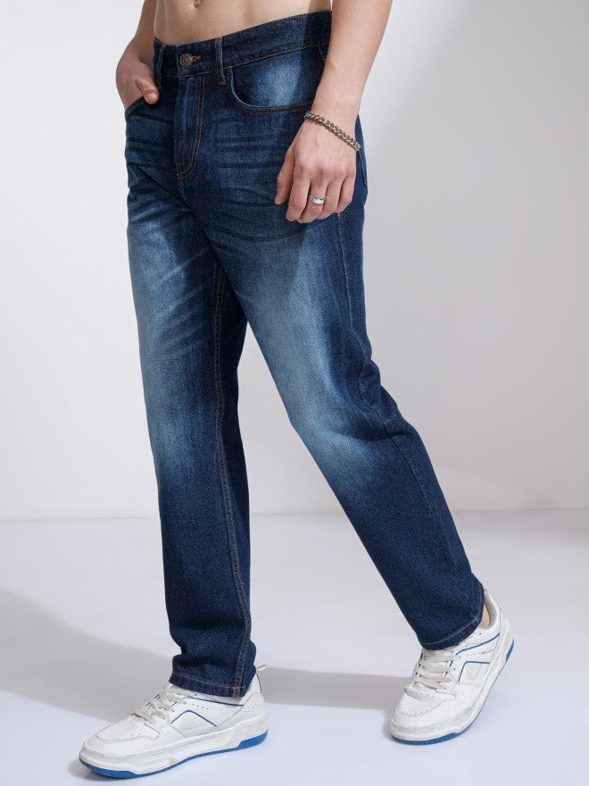 Highlander Men Blue Relaxed Fit Jeans - Blue - Image 4