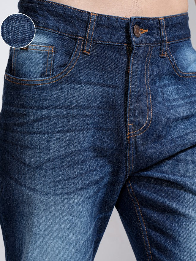 Highlander Men Blue Relaxed Fit Jeans - Blue - Image 5