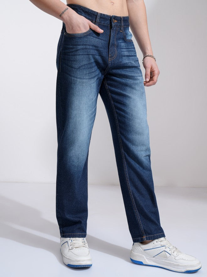 Highlander Men Blue Relaxed Fit Jeans - Blue - Image 6