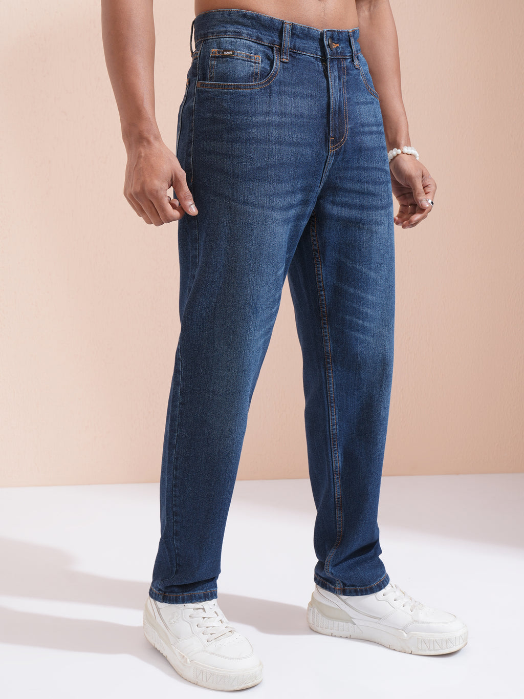 Purple By Highlander Men Blue Relaxed Fit Jeans - Blue - Image 6