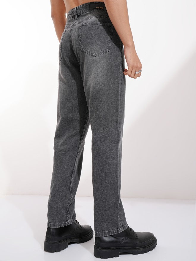 Highlander Men Grey Relaxed Fit Jeans - Grey - Image 3
