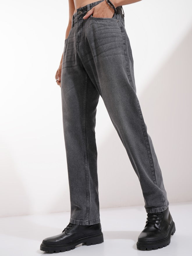 Highlander Men Grey Relaxed Fit Jeans - Grey - Image 4
