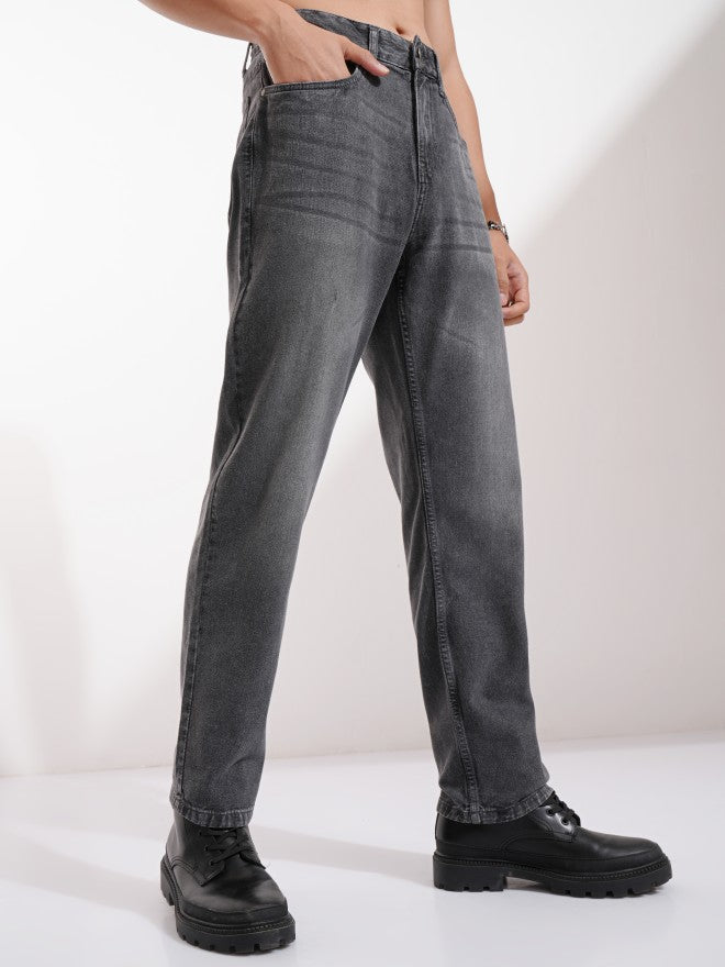 Highlander Men Grey Relaxed Fit Jeans - Grey - Image 6