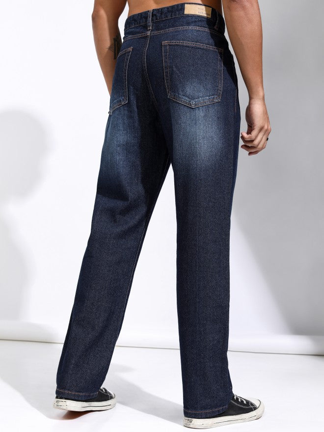 Highlander Men Blue Straight Fit  Jeans - Blue - Image 3