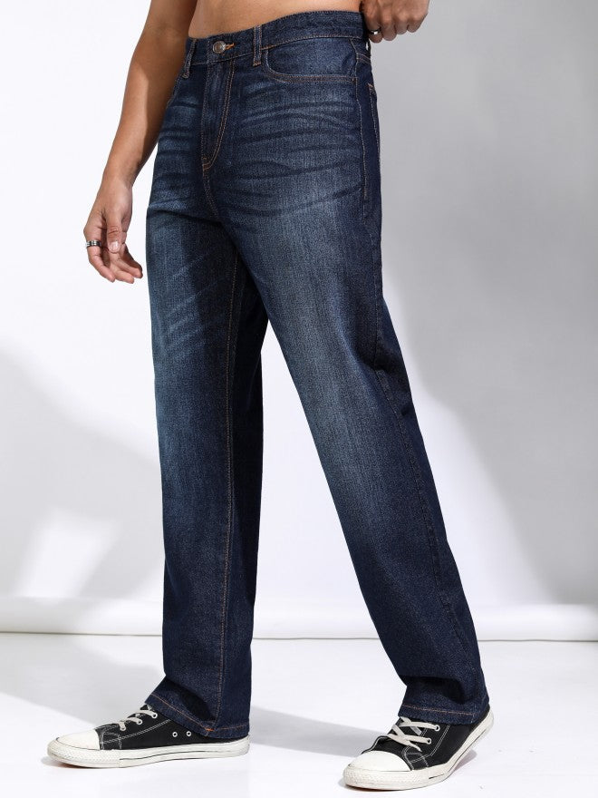 Highlander Men Blue Straight Fit  Jeans - Blue - Image 4