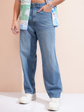 Highlander Men Blue Straight Fit Jeans - Blue - Image 1