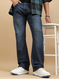 Highlander Men Blue Bootcut Jeans - Blue - Image 1
