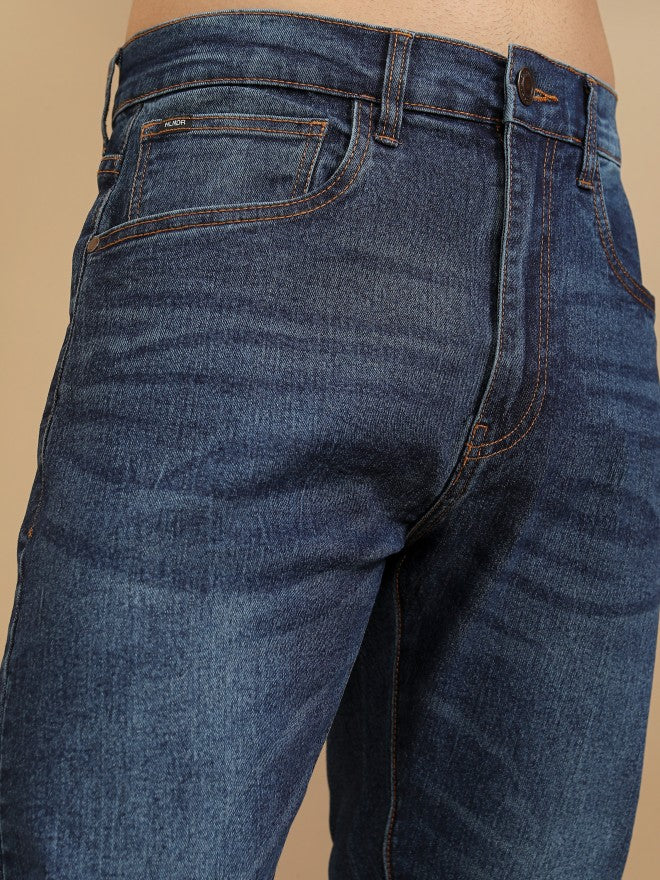 Highlander Men Blue Bootcut Jeans - Blue - Image 5