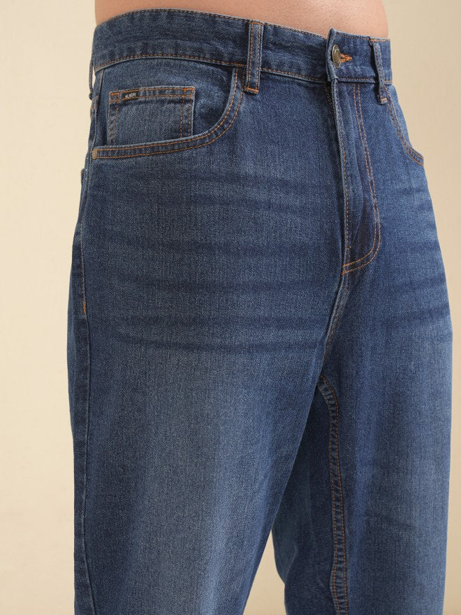 Highlander Men Blue Dad Relaxed Fit Jeans - Blue - Image 5