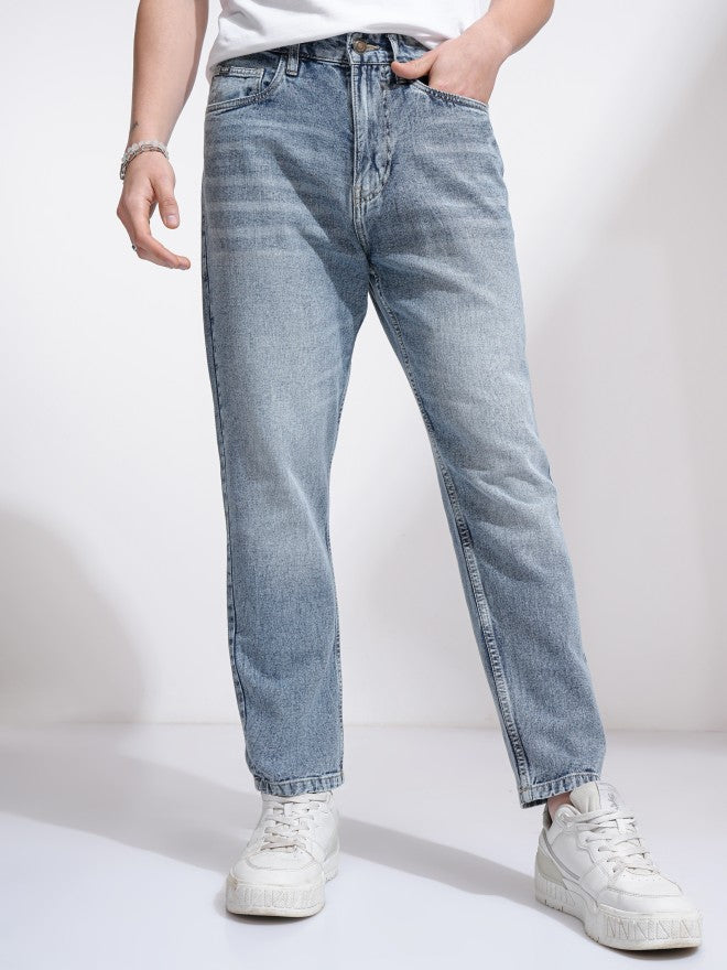 Highlander Men Blue Relaxed Fit Jeans - Blue - Image 1