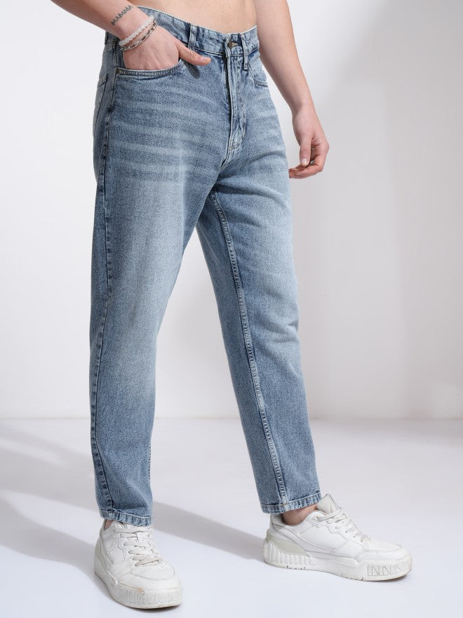 Highlander Men Blue Relaxed Fit Jeans - Blue - Image 6