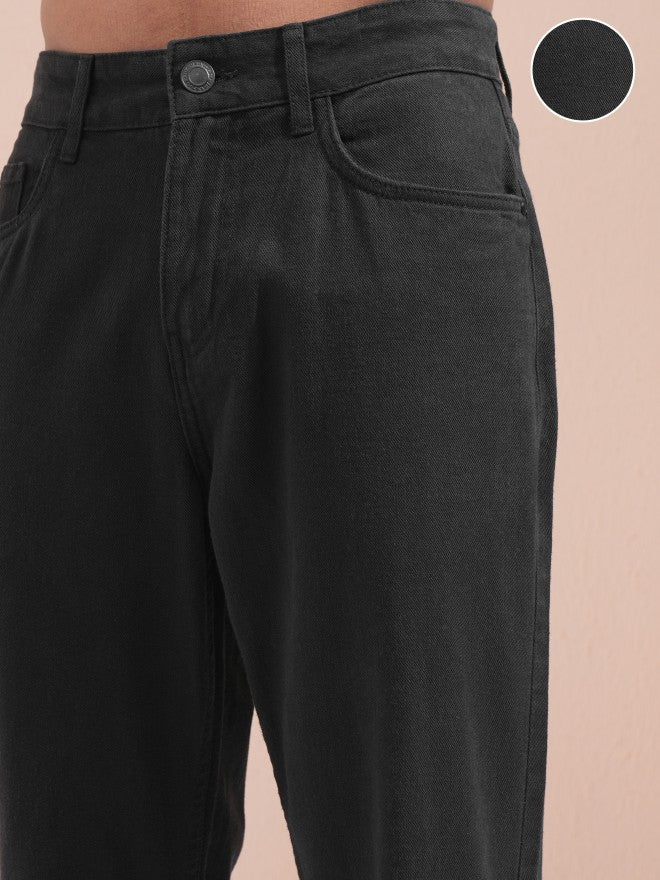 Highlander Men Black Relaxed Fit Jeans - Black - Image 5