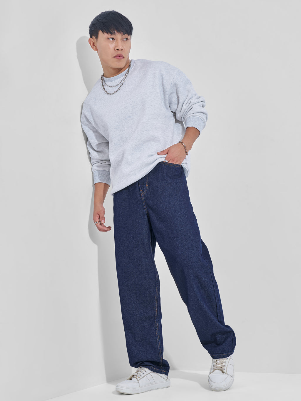 Purple By Highlander Men Blue Straight Fit Jeans - Blue - Image 2