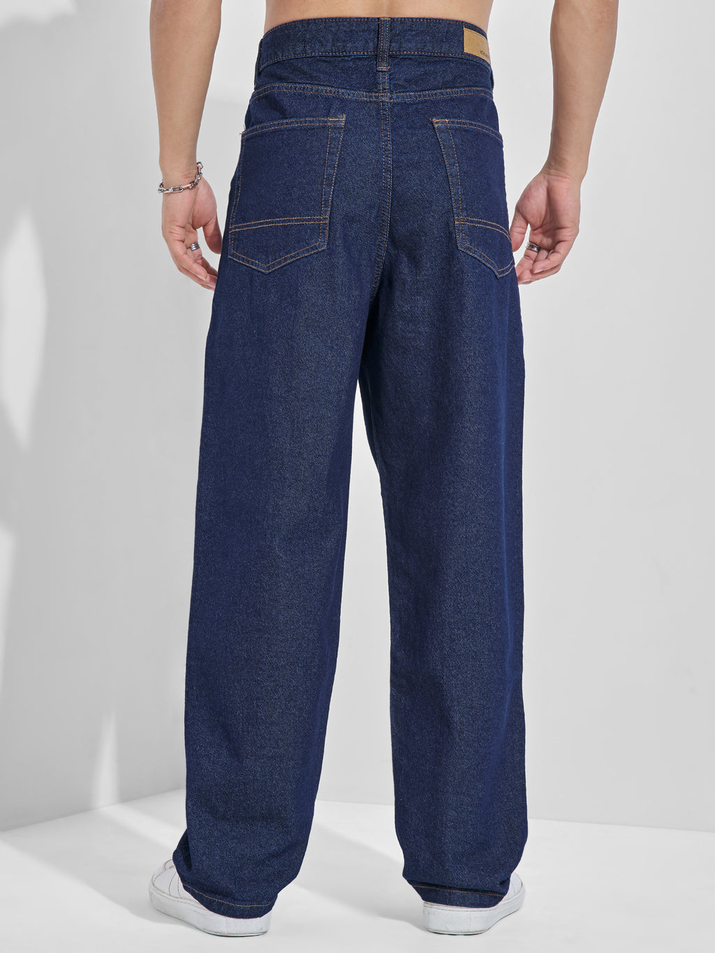 Purple By Highlander Men Blue Straight Fit Jeans - Blue - Image 3