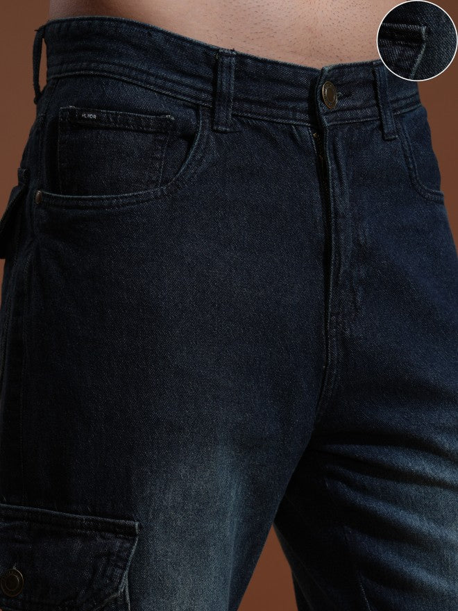 Purple By Highlander Men Blue Straight Fit Jeans - Blue - Image 5