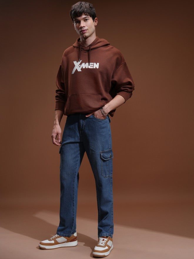 Highlander Men Blue Straight fit Cargo Jeans - Blue - Image 2