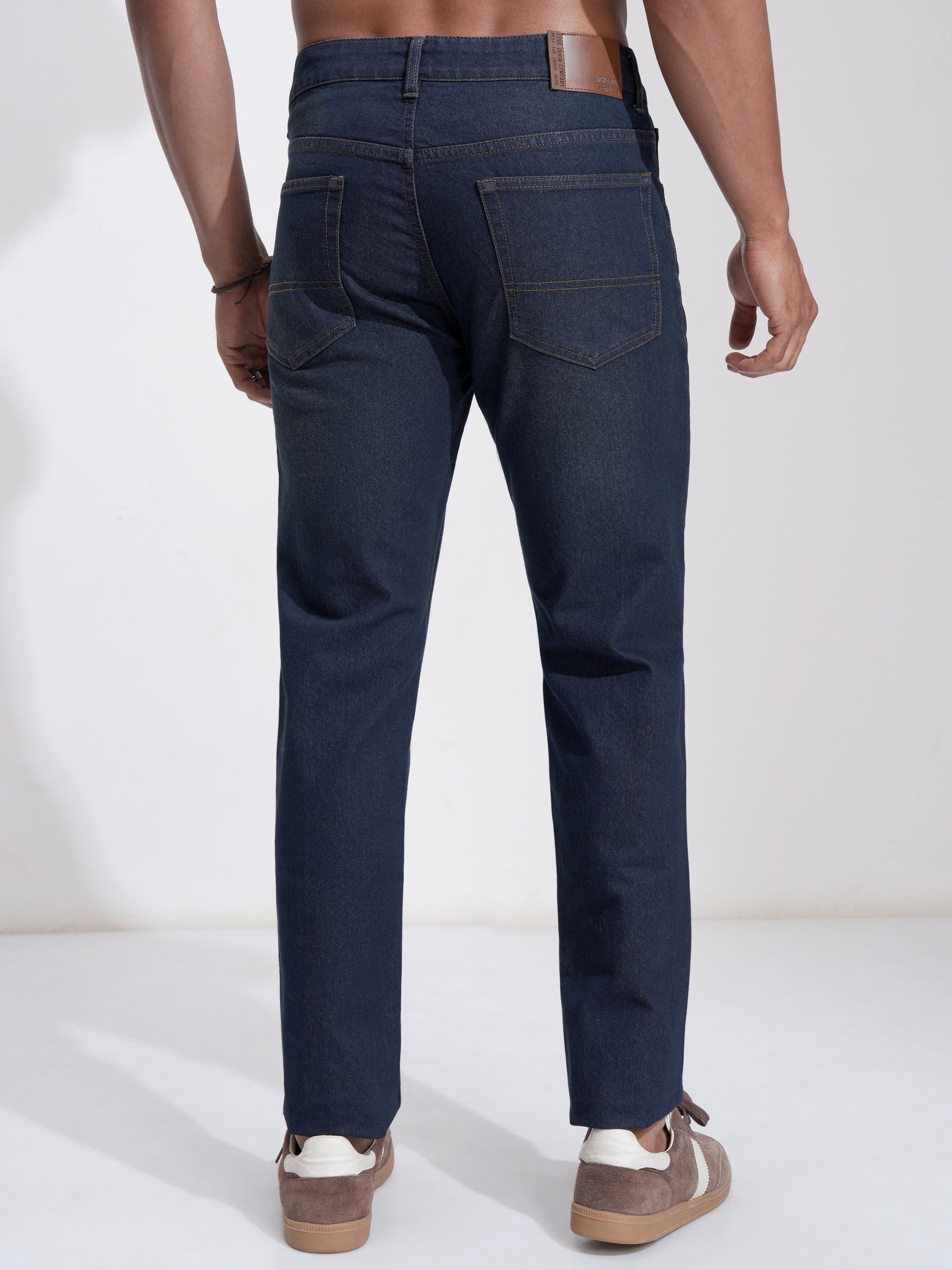 Purple By Highlander Men Blue Slim Fit Stretchable Jeans - Blue - Image 3