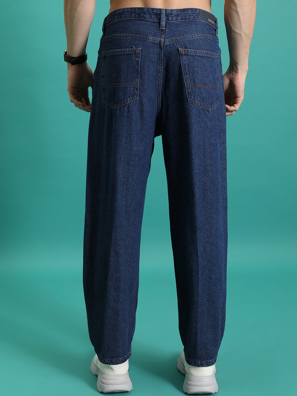 Purple By Highlander Men Blue Loose Fit   Jeans - Blue - Image 3