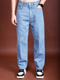Purple By Highlander Men Blue Loose Fit   Jeans - Blue - Image 1