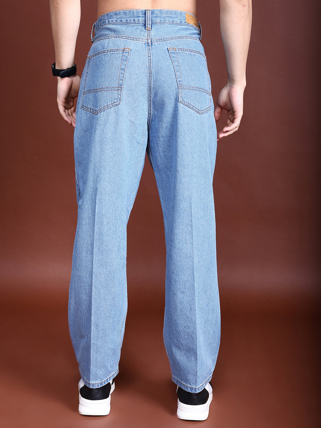 Purple By Highlander Men Blue Loose Fit   Jeans - Blue - Image 3