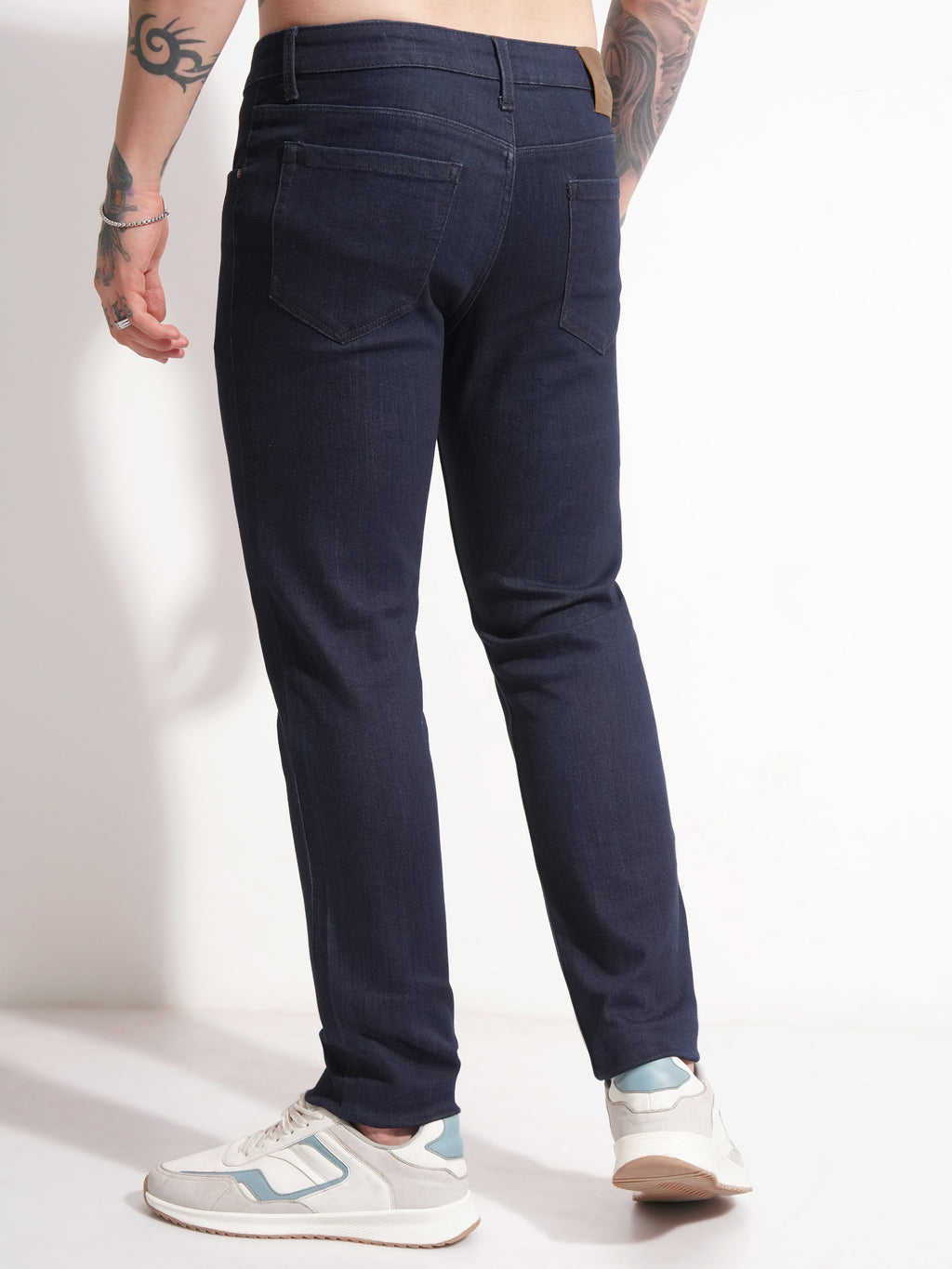 Purple By Highlander Men Blue Slim Fit Stretchable Jeans - Blue - Image 3