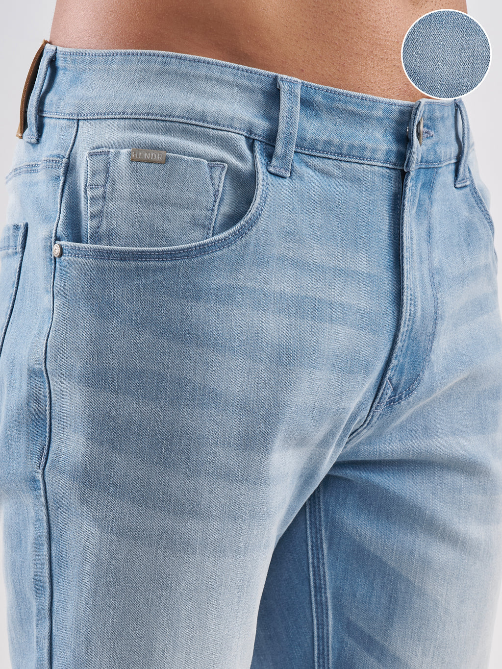 Purple By Highlander Men Blue Slim Fit Jeans - Blue - Image 5