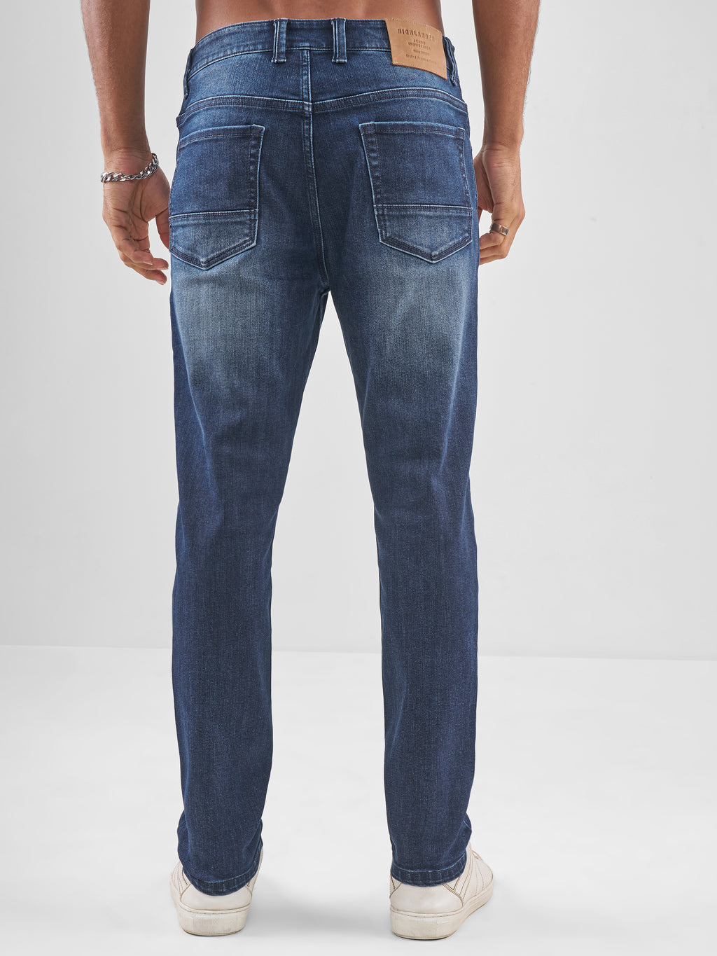 Purple By Highlander Men Blue Slim Fit Jeans - Blue - Image 3