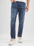 Purple By Highlander Men Blue Slim Fit Jeans - Blue - Image 1