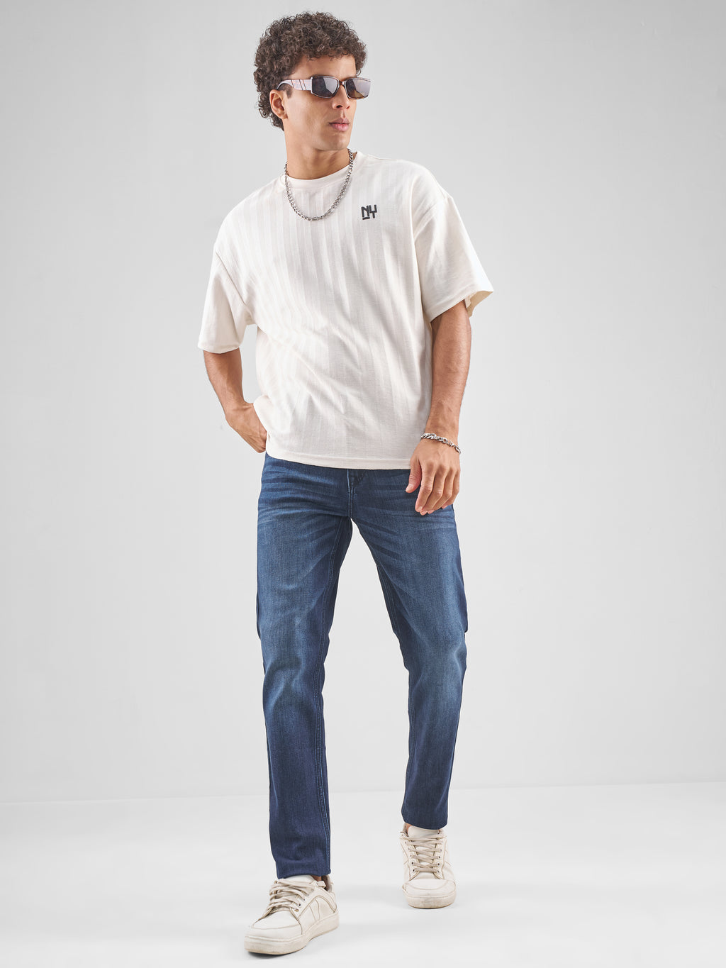Purple By Highlander Men Blue Slim Fit Jeans - Blue - Image 2