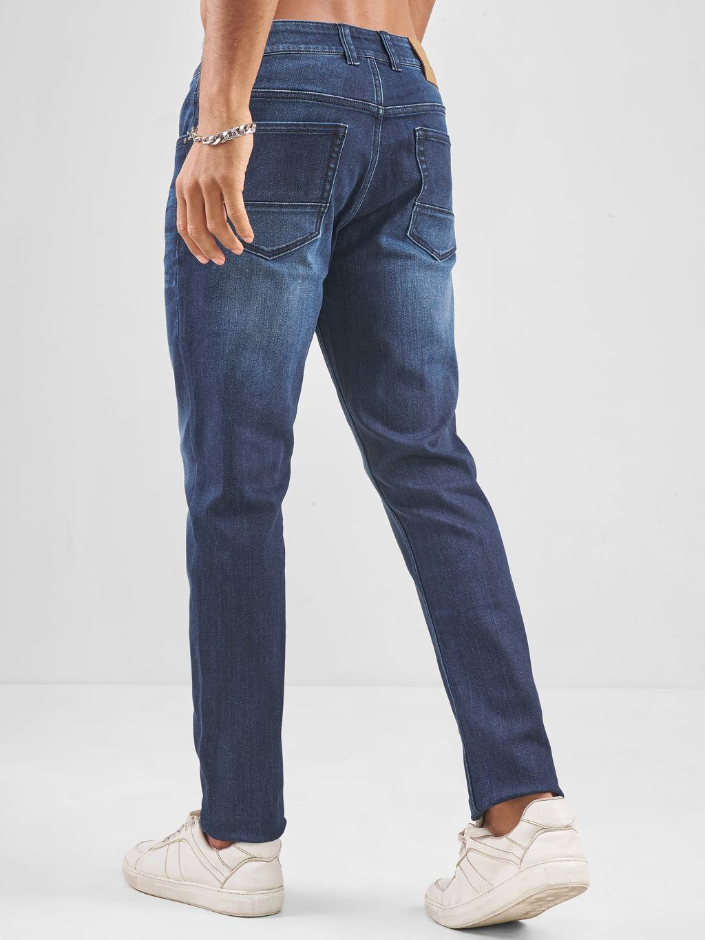 Purple By Highlander Men Blue Slim Fit Jeans - Blue - Image 3