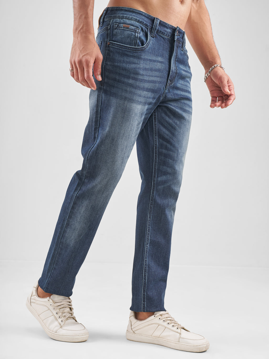 Purple By Highlander Men Blue Slim Fit Jeans - Blue - Image 6