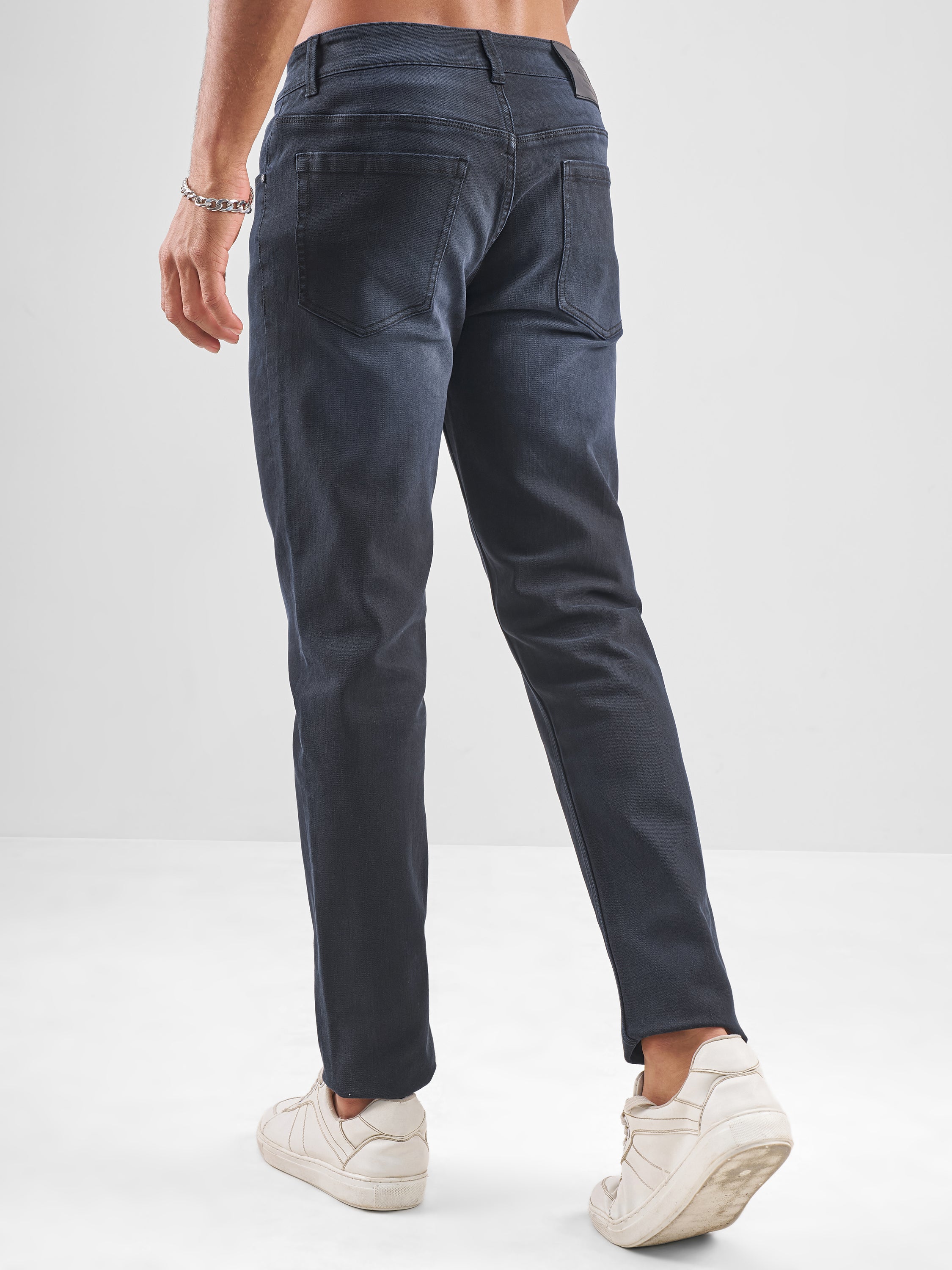 Purple By Highlander Men Blue Slim Fit Jeans - Blue - Image 3