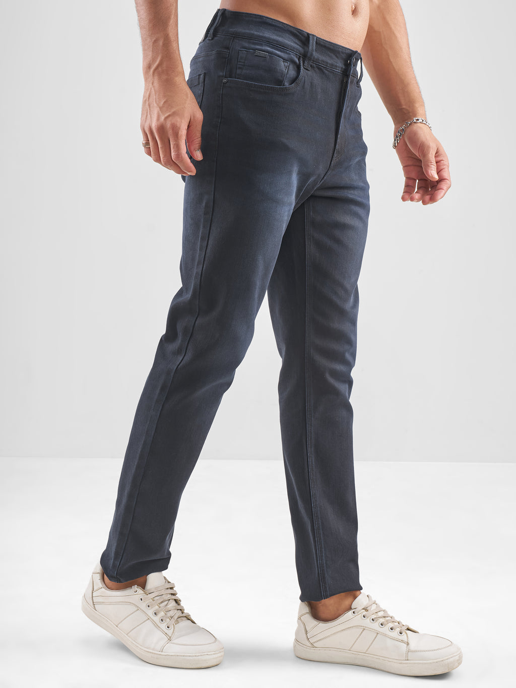 Purple By Highlander Men Blue Slim Fit Jeans - Blue - Image 6