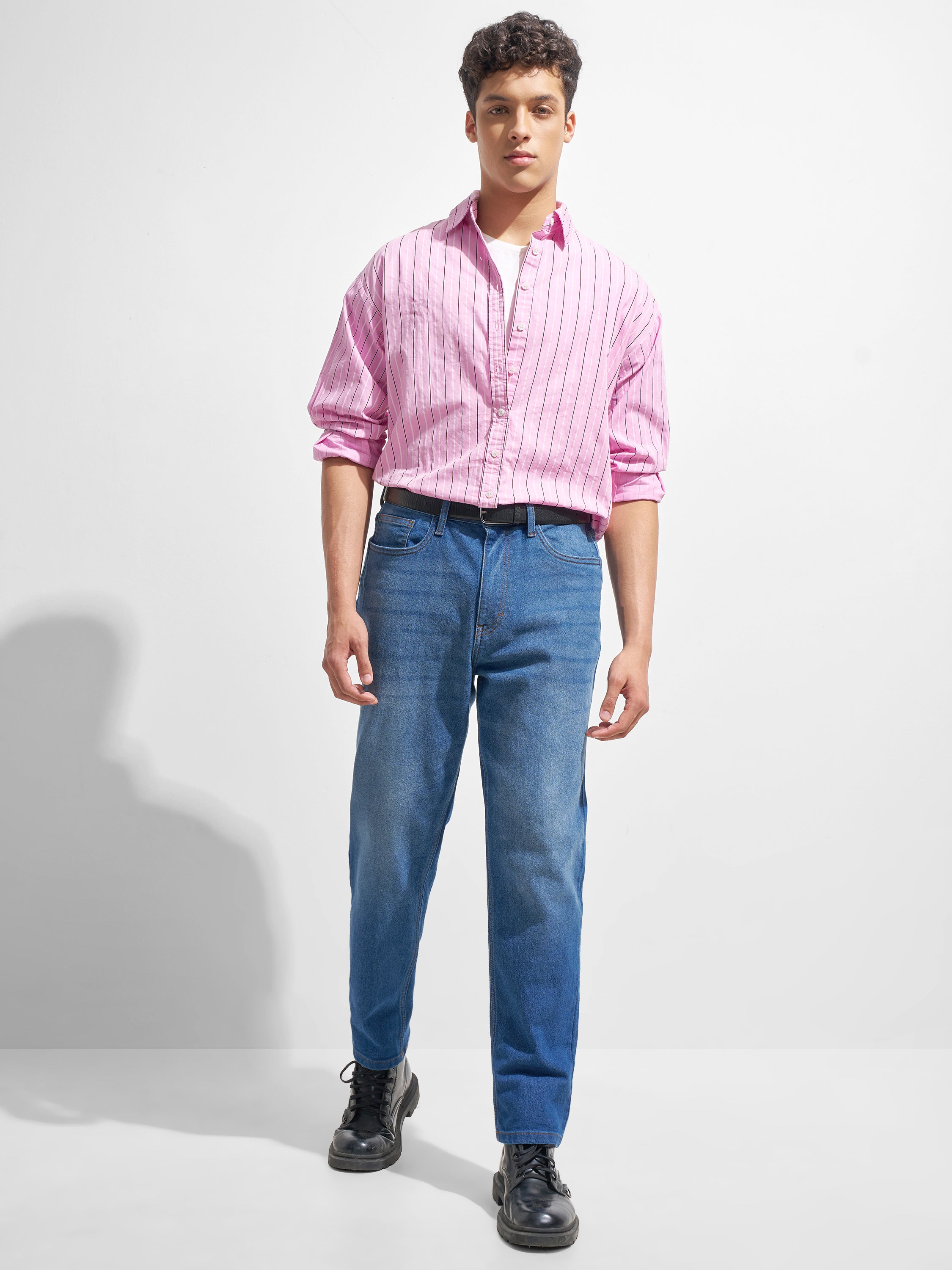 Highlander Men Blue Relaxed Fit Stretchable Jeans