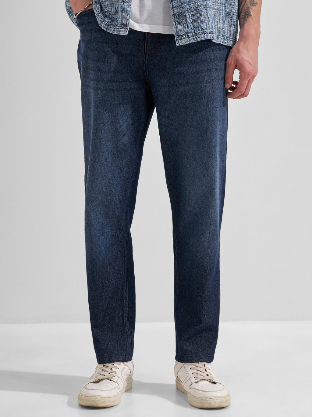 Highlander Men Blue Relaxed Fit Stretchable Jeans