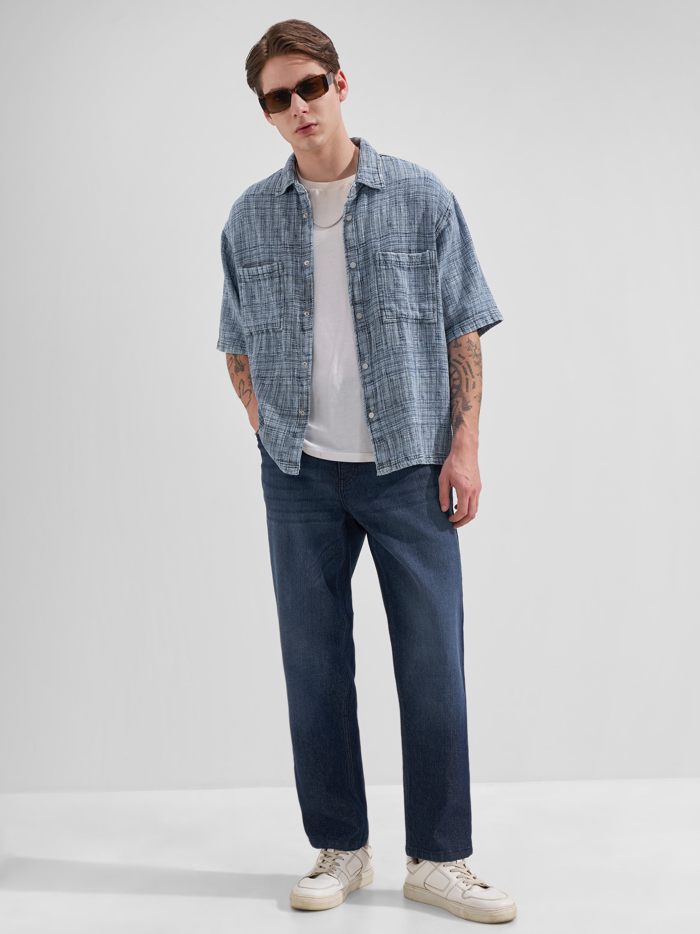 Highlander Men Blue Relaxed Fit Stretchable Jeans