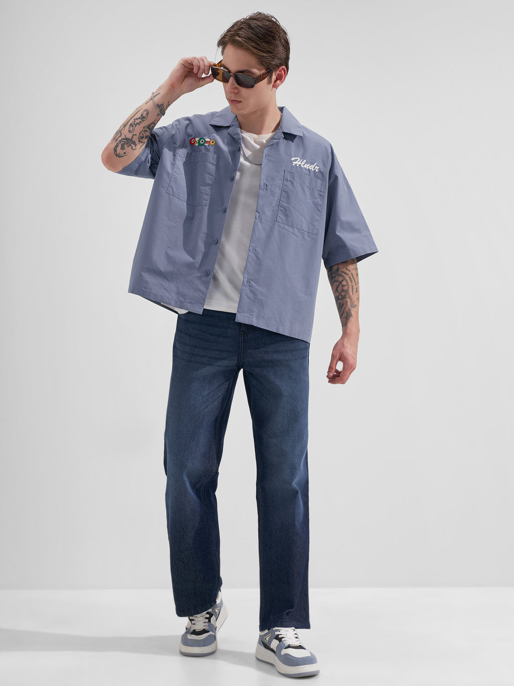 Highlander Men Blue Relaxed Fit Stretchable Jeans