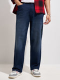 Purple By Highlander Men Blue Loose Fit Stretchable Jeans
